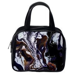 Fluid Patterns Classic Handbag (one Side) by kaleidomarblingart