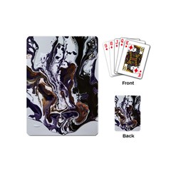 Fluid Patterns Playing Cards Single Design (mini) by kaleidomarblingart