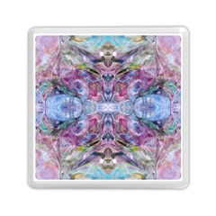 Marbled Pebbles Memory Card Reader (square) by kaleidomarblingart