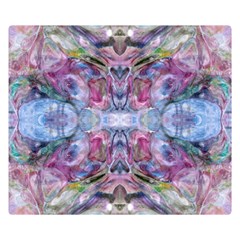 Marbled Pebbles Double Sided Flano Blanket (small)  by kaleidomarblingart