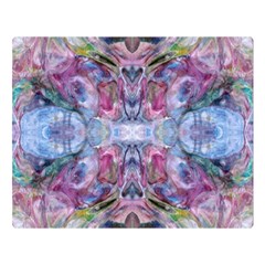 Marbled Pebbles Double Sided Flano Blanket (large)  by kaleidomarblingart