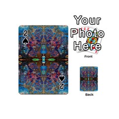 Abstract Marbling Painting Repeats Playing Cards 54 Designs (mini)