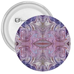 Amethyst Swirls Repeats 3  Buttons by kaleidomarblingart