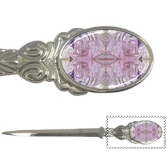 Amethyst Swirls Repeats Letter Opener by kaleidomarblingart