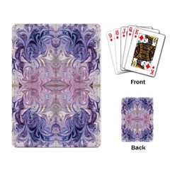 Amethyst Swirls Repeats Playing Cards Single Design (rectangle) by kaleidomarblingart