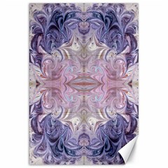 Amethyst Swirls Repeats Canvas 20  X 30  by kaleidomarblingart