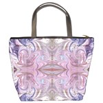 Amethyst Swirls Repeats Bucket Bag Back