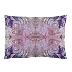 Amethyst Swirls Repeats Pillow Case by kaleidomarblingart