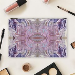 Amethyst Swirls Repeats Cosmetic Bag (large)