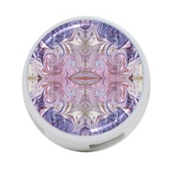 Amethyst Swirls Repeats 4-port Usb Hub (two Sides) by kaleidomarblingart