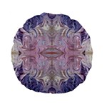 Amethyst Swirls Repeats Standard 15  Premium Flano Round Cushions Front