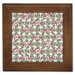 Multicolored Texture Print Pattern Framed Tile by dflcprintsclothing