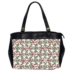 Multicolored Texture Print Pattern Oversize Office Handbag (2 Sides) by dflcprintsclothing