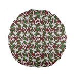 Multicolored Texture Print Pattern Standard 15  Premium Round Cushions Front