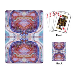 Abstract Marbling Repeats Playing Cards Single Design (rectangle)