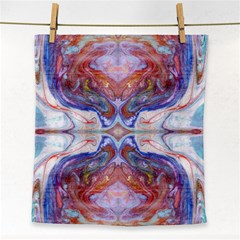 Abstract Marbling Repeats Face Towel by kaleidomarblingart