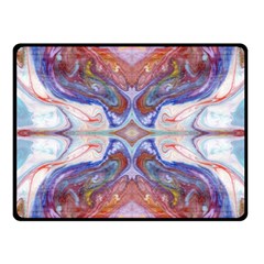 Abstract Marbling Repeats Fleece Blanket (small)