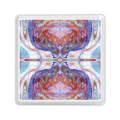 Abstract Marbling Repeats Memory Card Reader (square)