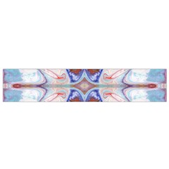 Abstract Marbling Repeats Small Flano Scarf