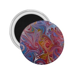 Intricate Swirls 2 25  Magnets by kaleidomarblingart