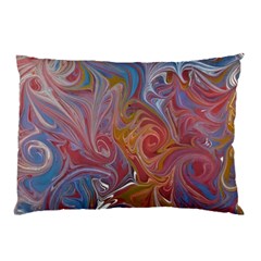 Intricate Swirls Pillow Case by kaleidomarblingart