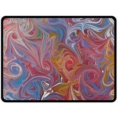 Intricate Swirls Fleece Blanket (large) 