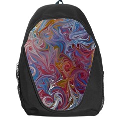 Intricate Swirls Backpack Bag by kaleidomarblingart