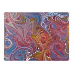 Intricate Swirls Double Sided Flano Blanket (mini)  by kaleidomarblingart