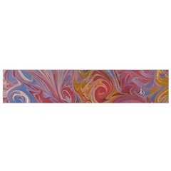 Intricate Swirls Small Flano Scarf by kaleidomarblingart