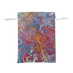 Intricate Swirls Lightweight Drawstring Pouch (s) by kaleidomarblingart