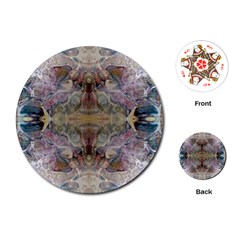 Marbling Ornate Playing Cards Single Design (round)