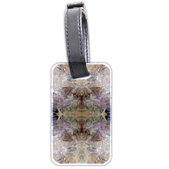 Marbling Ornate Luggage Tag (two Sides) by kaleidomarblingart