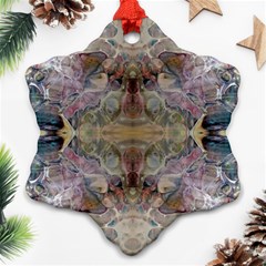 Marbling Ornate Ornament (snowflake)