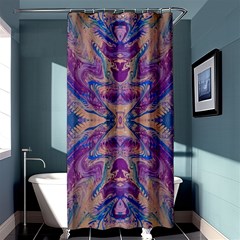 Wings Repeats Shower Curtain 36  X 72  (stall)  by kaleidomarblingart