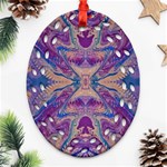 Wings Repeats Oval Filigree Ornament (Two Sides) Front