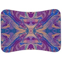 Wings Repeats Velour Seat Head Rest Cushion by kaleidomarblingart