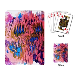 Painted Ornate, Marbling Art Playing Cards Single Design (rectangle)