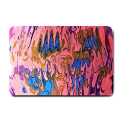 Painted Ornate, Marbling Art Small Doormat  by kaleidomarblingart