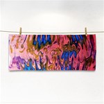 Painted ornate, marbling art Hand Towel Front