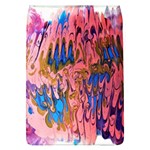 Painted ornate, marbling art Removable Flap Cover (L) Front