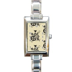 Angels Rectangle Italian Charm Watch by PollyParadise