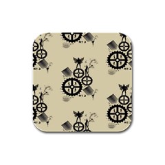 Angels Rubber Square Coaster (4 Pack)  by PollyParadise