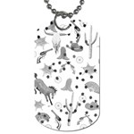 West Dog Tag (Two Sides) Back