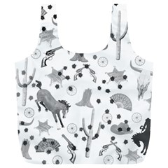 West Full Print Recycle Bag (xl) by PollyParadise