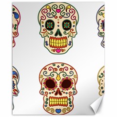 Day Of The Dead Day Of The Dead Canvas 16  X 20 