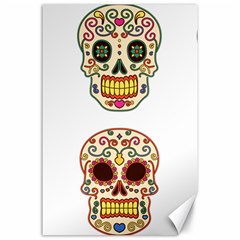 Day Of The Dead Day Of The Dead Canvas 24  X 36  by GrowBasket