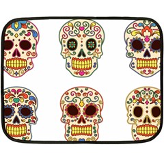 Day Of The Dead Day Of The Dead Fleece Blanket (mini)