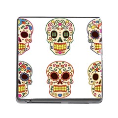 Day Of The Dead Day Of The Dead Memory Card Reader (square 5 Slot) by GrowBasket