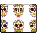 Day Of The Dead Day Of The Dead Fleece Blanket (Medium)  60 x50  Blanket Front