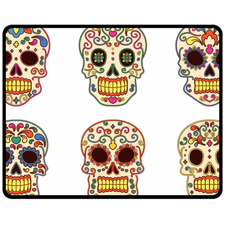 Day Of The Dead Day Of The Dead Fleece Blanket (Medium) 